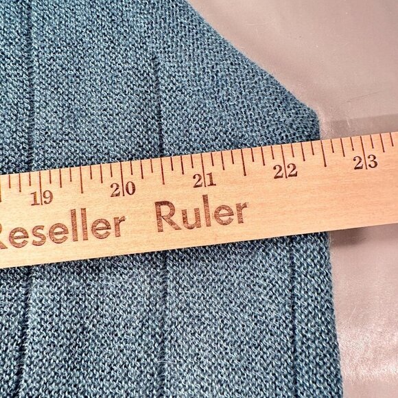 Bobby Jones V Neck Sweater Vest Golf Mens Baby Alpaca Preppy Pullover Blue - Picture 9 of 13